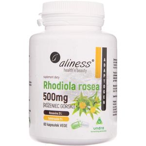 Aliness Rhodiola Rosea 500 mg - 60 plantaardige capsules