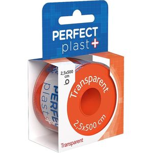 Perfect Plast Transparante, waterdichte pleister op rol - 2,5 x 500 cm