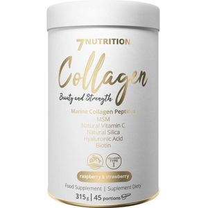 7Nutrition Viscollageen 5000 mg, Framboos-St RAW Bes-Kers - 315 g