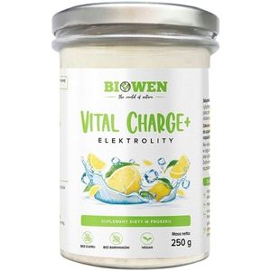 Biowen Vital Charge+ Electrolytes, Citroen - 250 g