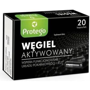 Protego Geactiveerde Houtskool - 20 Capsules