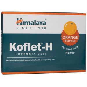 Himalaya Koflet-H Sinaasappel - 12 zuigtabletten