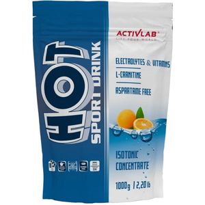 Activlab Hot Sport Drink, Sinaasappel - 1000 g