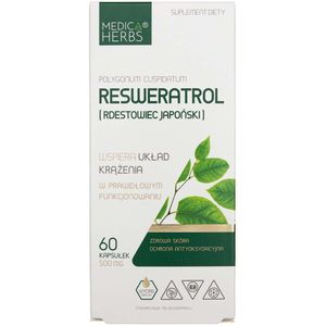 Medica Herbs Resveratrol (Japanse duizendknoop) 500 mg - 60 Capsules