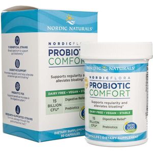 Nordic Naturals Nordic Flora Probioticum Comfort, 15 miljard CFU - 30 Capsules
