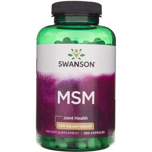 Swanson MSM 500 mg - 250 Capsules