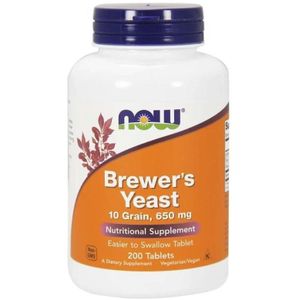 Now Foods Biergist - 200 tabletten