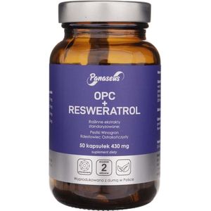 Panaseus OPC + Resweratrol - 50 Capsules