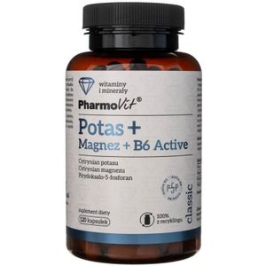 Pharmovit Kalium + Magnesium + B6 - 120 Capsules