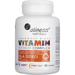 Aliness Premium Vitaminecomplex voor kinderen - 120 tabletten
