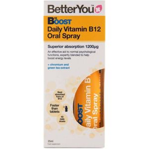 BetterYou Vitamine B12-spray, Abrikoos - 25 ml