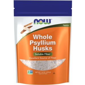 Now Foods - Whole Psyllium Husks - Voedingsvezels - 454 gram
