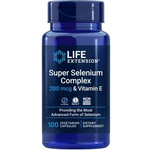 Life Extension Super Selenium Complex 200 mcg & Vitamine E - 100 plantaardige capsules