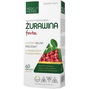 Medica Herbs Cranberry Forte 380 mg - 60 Capsules