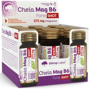Olimp Chela-Mag B6 Forte Shot, Sinaasappelsmaak - 20 stuks