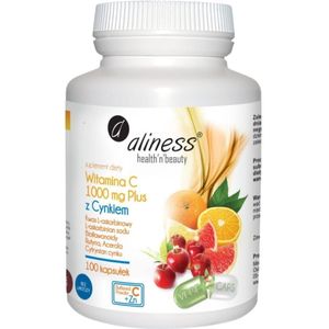 Supplement - Vitamine C - 100 Capsules - Met Zink - Zonder Vulstoffen