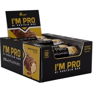 Olimp I'M PRO Eiwitreep, Pindakaas - 15 Stuks