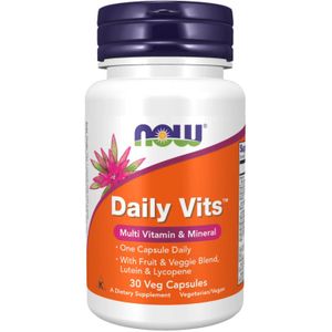 Now Foods Daily Vits, Multivitaminen & Mineralen - 30 Capsules