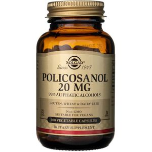 Solgar Policosanol 20 mg - 100 plantaardige capsules