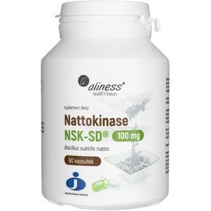 Aliness - Nattokinase NSK-SD - Voedingssupplement - 60 Capsules - Vegetarisch