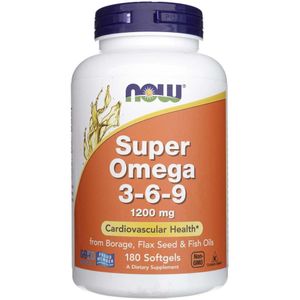 Now Foods Super Omega 3-6-9 1200 mg - 180 softgels
