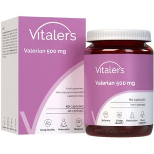 Vitaler's Valeriaan 500 mg - 60 capsules