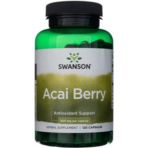 Swanson Acai bes 500 mg - 120 capsules