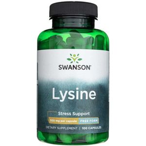 Swanson - L-Lysine - 500 mg - 100 Capsules
