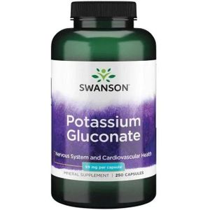 Swanson Kaliumgluconaat 99 mg - 250 Capsules