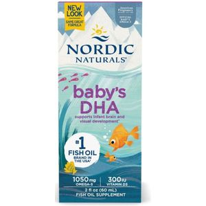 Nordic Naturals Baby's DHA 1050 mg Omega-3 + Vitamine D3 300 IE - 60 ml