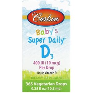 Carlson Labs Super Daily D3 For Baby 400 IU - 10,3 ml