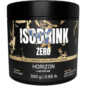 Acitvlab Isodrink Zero, Elektrolyten + Vitaminen, Zwarte bes met appel - 300 g