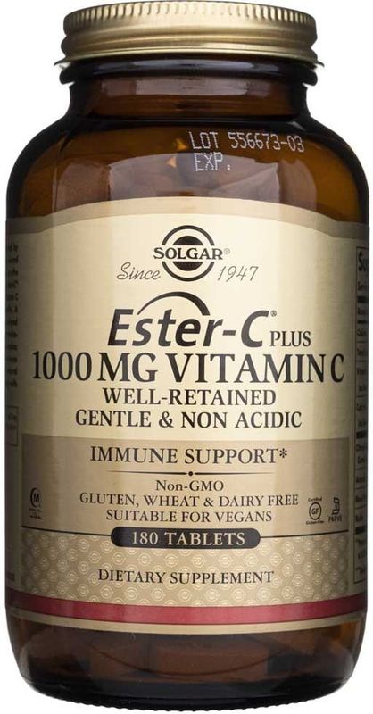 Solgar - Ester-C Plus - Vitamine C - 1000 mg - 180 Tabletten
