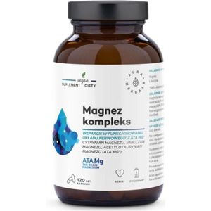 Aura Herbals Magnesium Complex, ATA Mg ® - 120 Capsules