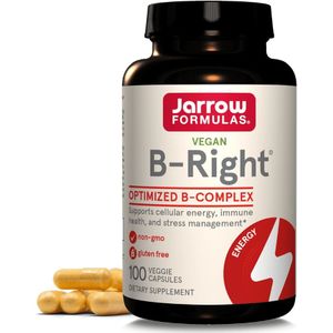 Jarrow Formulas B-Right Geoptimaliseerd B-Complex - 100 plantaardige capsules