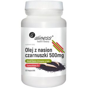Aliness Zwarte komijnzaadolie 500 mg - 120 capsules