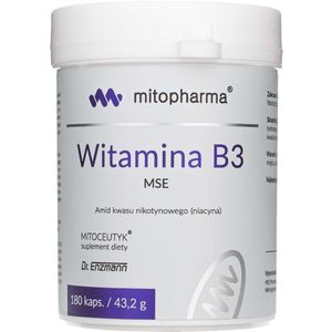Dr Enzmann Vitamine B3 MSE - 180 Capsules