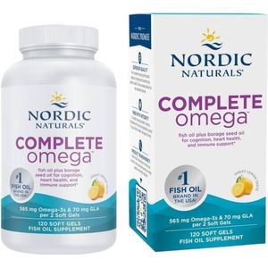 Nordic Naturals Complete Omega 3,6,9, Citroen - 120 Capsules