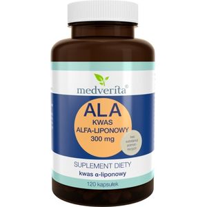 Medverita ALA (Alfa-liponzuur) 300 mg - 120 capsules