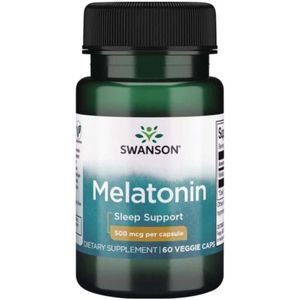 Swanson Melatonine 500 mcg - 60 Capsules