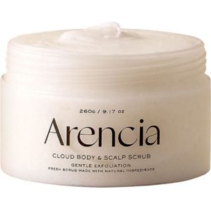 Arencia Fresh Cloud Lichaam & Hoofdhuid Scrub, Witte Thee en Neroli - 260 g