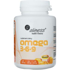 Aliness - Omega 3-6-9 - Supplement - Zachte Capsules - Natuurlijke Oliën