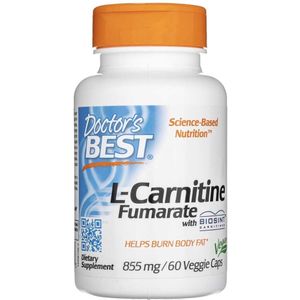 Doctor's Best L-Carnitine Fumaraat met Biosint Carnitines 855 mg - 60 plantaardige capsules