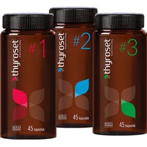 Norsa Pharma Thyroset - 3 x 45 Capsules