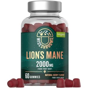 Wiseshrooms Lion's Mane 2000 mg - 60 gummies