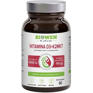 Biowen Vitamine D3 K2mK7 - 90 capsules