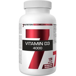7Nutrition Vitamine D3 4000 IE - 120 Capsules