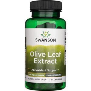 Swanson Olijfbladextract 750 mg - 60 Capsules