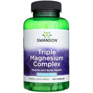 Swanson - Triple Magnesium Complex - 400 mg - 100 Capsules