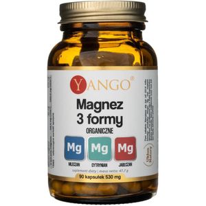 Yango Magnesium 3 Vormen 530 mg - 90 Capsules